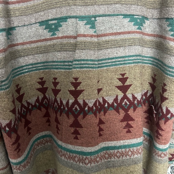 Aztec-Print Utility Jacket in Multi Color - Picture 3 of 3